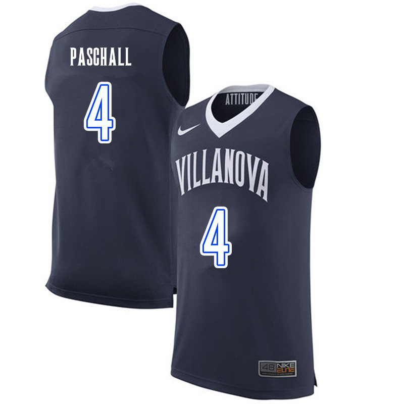 Men #4 Eric Paschall Villanova Wildcats College Basketball Jerseys-Navy